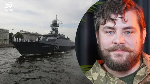 Російський радист підпалив корабель із «Калібрами» та втік до України