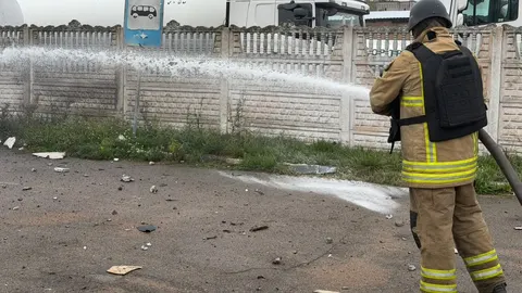 Другий за ранок удар по АЗС на Житомирщині: пошкоджено станцію WOG