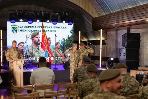 152-га єгерська бригада у Дніпрі відзначила третю річницю створення