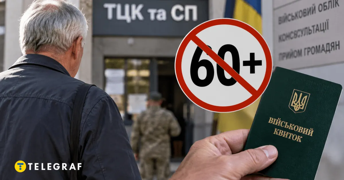 Повторний вік: військовозобов'язаних 60+ виключатимуть з обліку автоматично через «Оберіг»