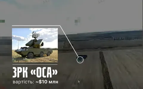 Під Волновахою уразили російський ЗРК "Оса" ударним дроном