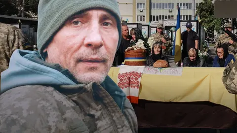 У Рівному попрощалися з військовим Русланом Лукомським