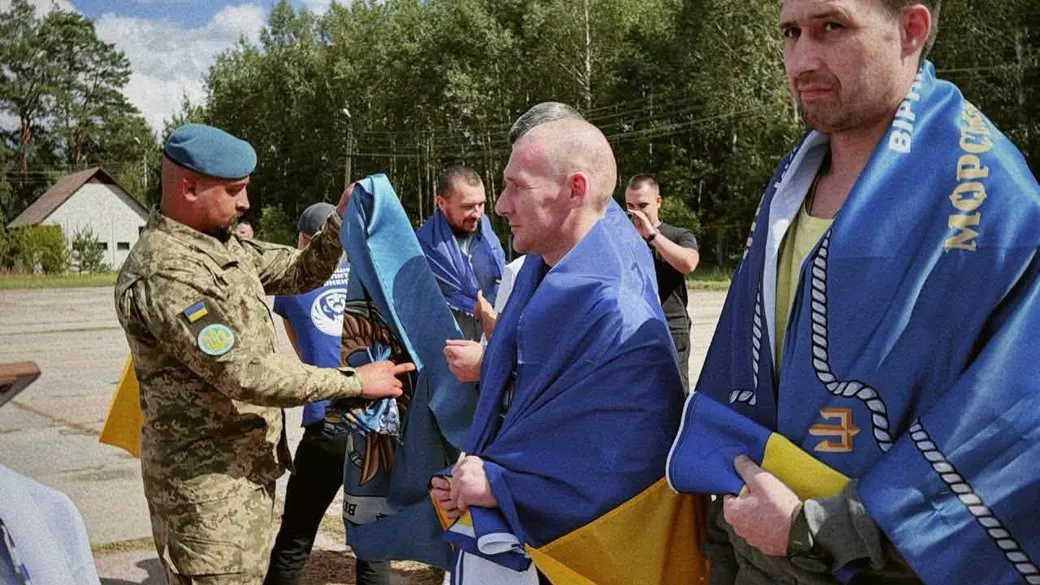 З російського полону повернувся морпіх з Івано-Франківщини Роман Заліщук