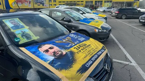 У Вінниці автопробігом вшанували загиблого воїна Ігоря Зайця