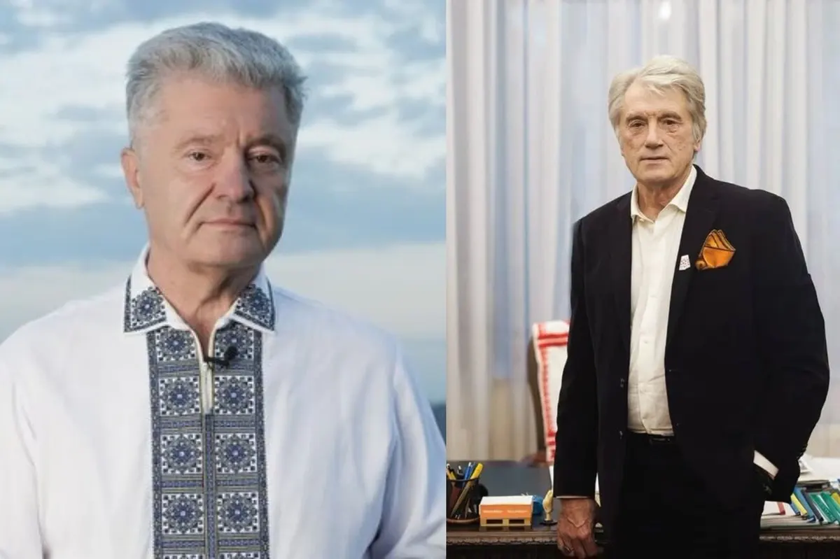 Порошенко та Ющенко привітали українців із Днем Незалежності