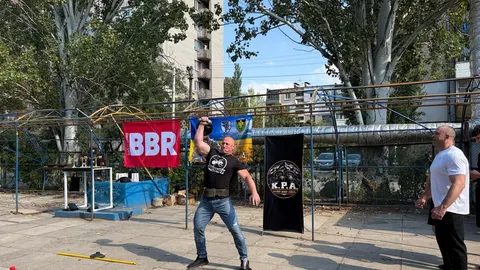 У Дніпрі провели змагання Strongman пам'яті військового Дмитра Садовенка