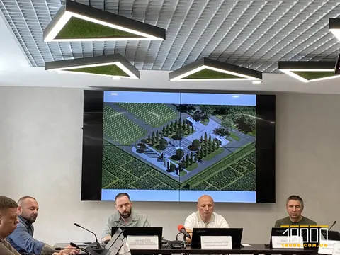 У Черкасах презентували концепцію військового кладовища із козацькою символікою