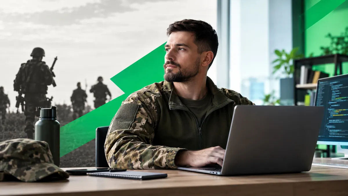 27% ветеранів після перенавчання в ІТ вже працюють за фахом