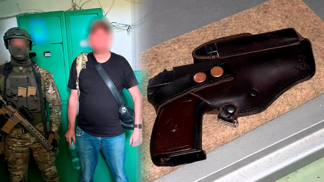 На Чернігівщині затримали військового у СЗЧ зі зброєю