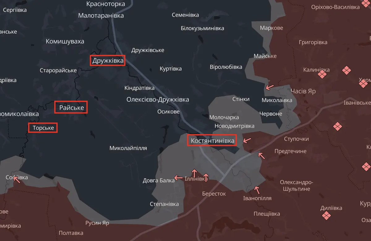 Росіяни охоплюють Костянтинівку з флангів, намагаючись розтягнути оборону — 93 ОМБр