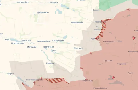 Російські війська просунулися біля Нового Шахова та Новоолександрівки — DeepStat