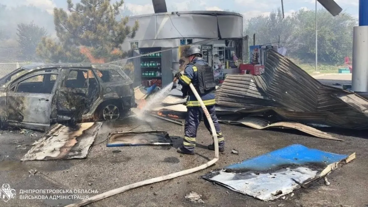 У Криворізькому районі через удар по АЗС загинули троє, поранено шестеро