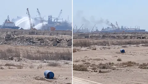 У порту Єгипту дрон уразив американське газосховище