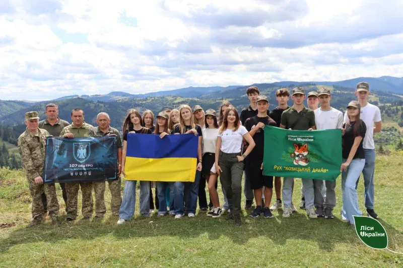 Школярі Буковини зустрілися з ветеранами-лісівниками «Бойових гуцулів»