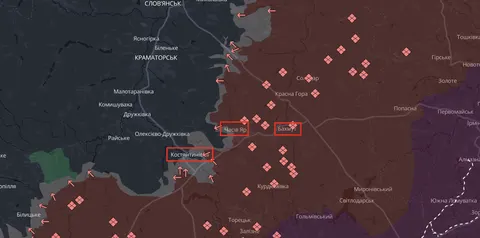 Сили оборони ударили по пунктах управління РФ біля Бахмута, Часового Яру та Костянтинівки