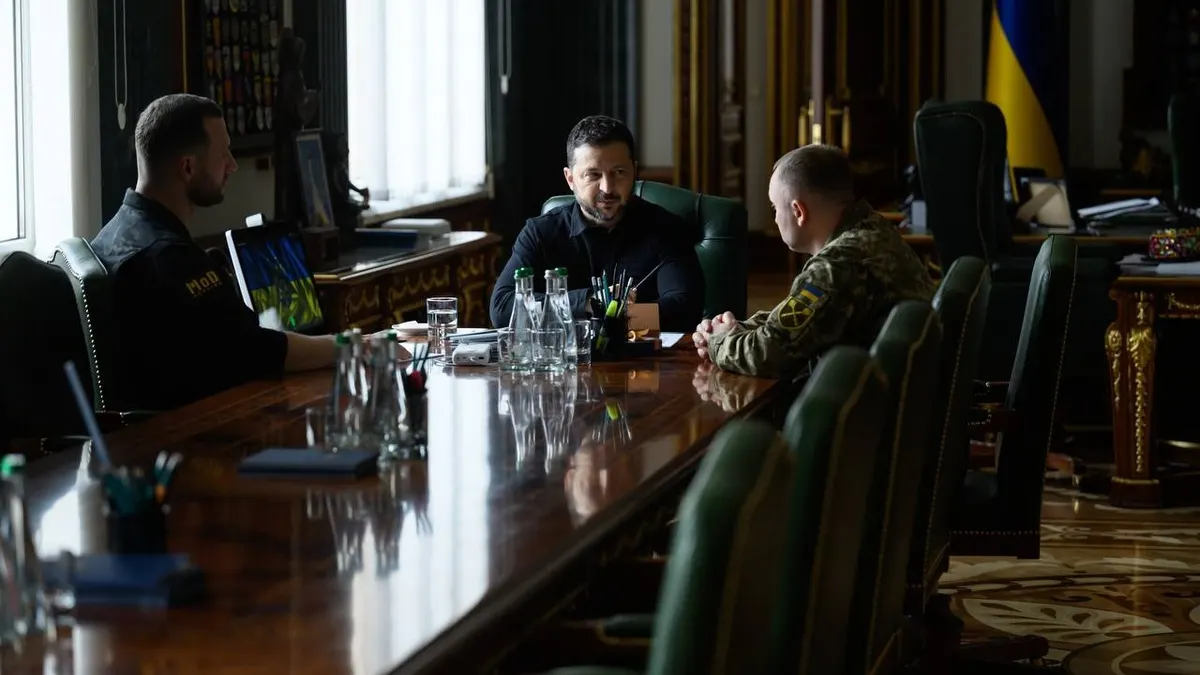 Зеленський обговорив із Хмарою та Драпатим перехоплювачі реактивних дронів