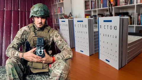 Військовий із Чернігова презентував книгу про шлях від цивільного до бійця