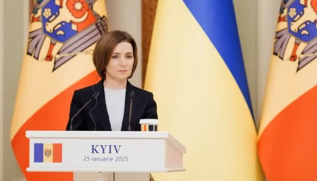 Санду: Молдова не може відвернутися від України у питанні транзиту зерна