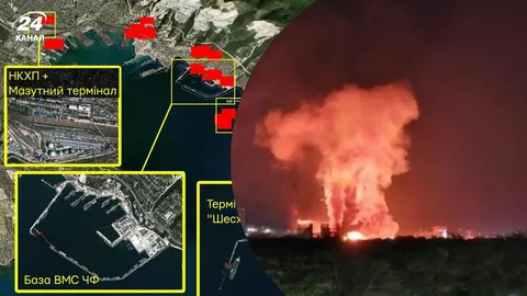 Удар по Новоросійську: пошкоджено зерновий термінал, що забезпечує 12% експорту 
