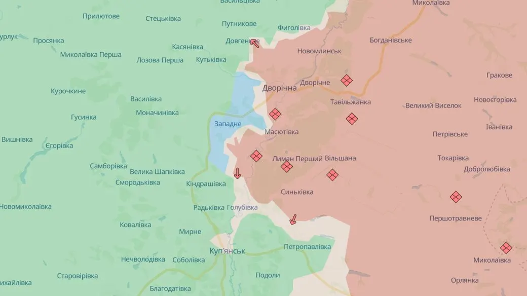 Сили оборони повернули контроль під Западним на Куп'янському напрямку