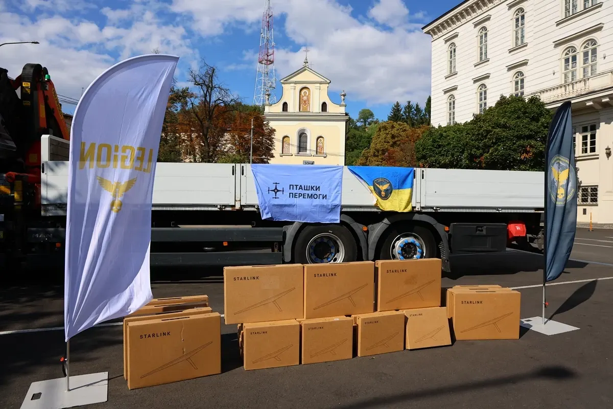 Спецпідрозділ ГУР отримав кран-маніпулятор та 20 терміналів Starlink