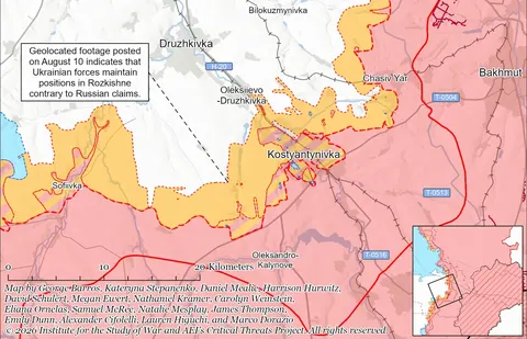 ЗСУ витіснили російські підрозділи з окремих районів Костянтинівки
