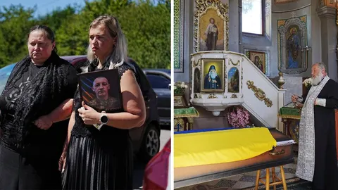 На Закарпатті попрощалися з полеглим захисником Михайлом Манзичем