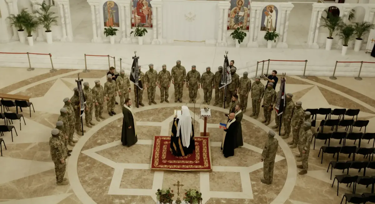 Глава УГКЦ освятив прапори для підрозділів ССО, що діють у межах руху опору