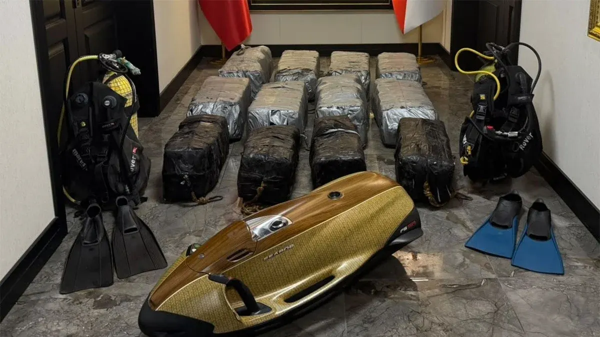 У порту Мерсін вилучили 350 кг кокаїну з корпусу судна
