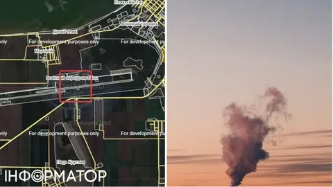 В Ейську після атаки на аеродром триває детонація боєкомплекту