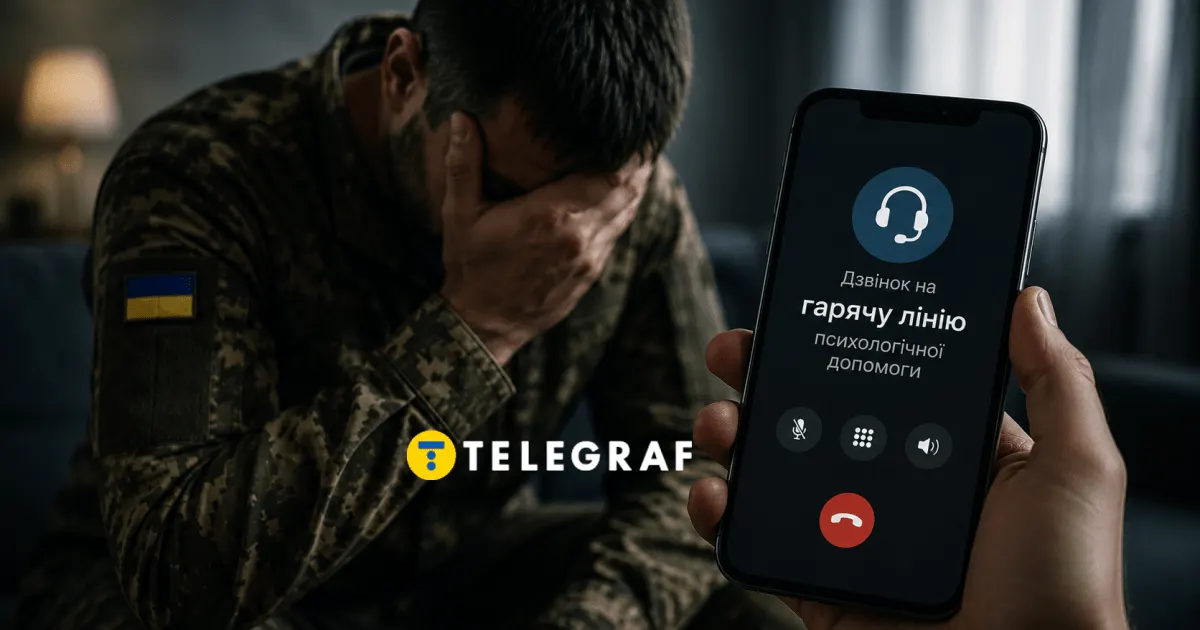 Ветеран розповів, як гарячі лінії психологічної допомоги не відповідають