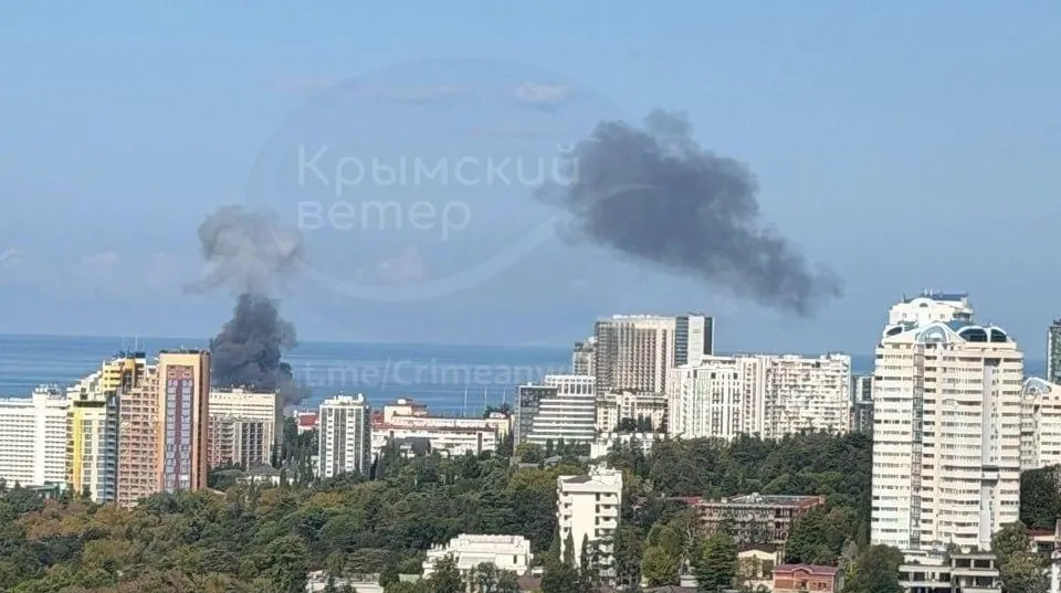 Українські ВМС уразили російське судно забезпечення поблизу Сочі