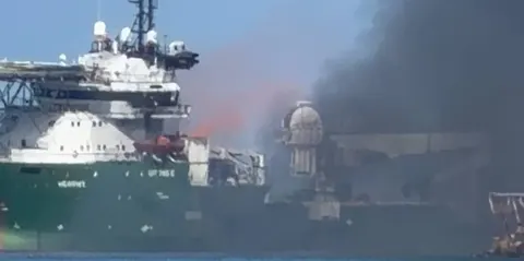 ВМС України вразили судно Nefrit у порту Сочі