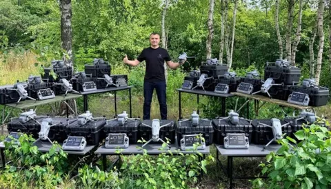 Хмельницька громада передала військовим 25 квадрокоптерів на 3,7 млн грн