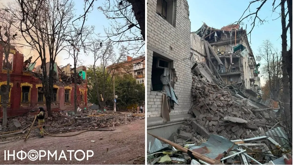 РФ вдарила ФАБами по Слов'янську: пошкоджено історичні будівлі та 12 багатоповерхівок
