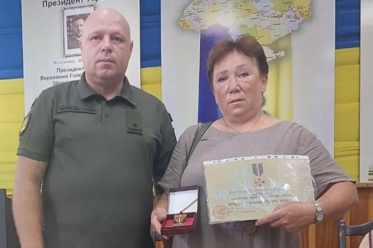 Матері загиблого волинського воїна вручили посмертну відзнаку