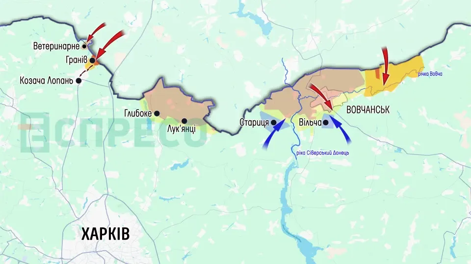 Росіяни на Вовчанському напрямку змінили тактику: уникають лобових штурмів