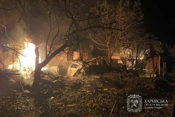 Удари по Харківщині: поранені, руйнування та 77 БпЛА за добу