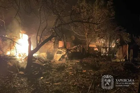 Удари по Харківщині: поранені, руйнування та 77 БпЛА за добу