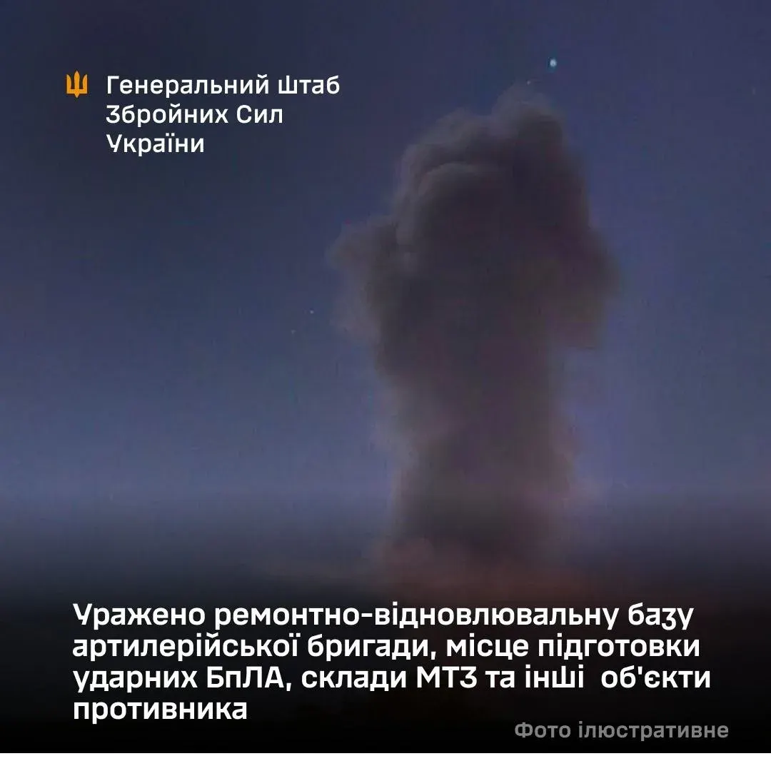 Генштаб підтвердив удари по об'єктах окупантів у Криму та РФ