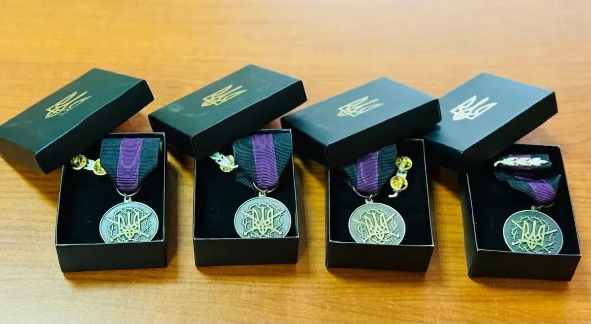 На Самбірщині чотирьом військовим вручили медалі Міноборони "За поранення"