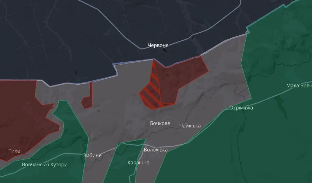 DeepState: росіяни просунулись уздовж держкордону на Харківщині