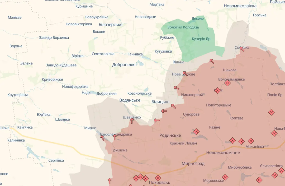 Росія посилила концентрацію військ під Добропіллям — «Мадяр»