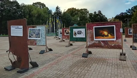 У Ризі відкрили фотовиставку про оборону Часового Яру